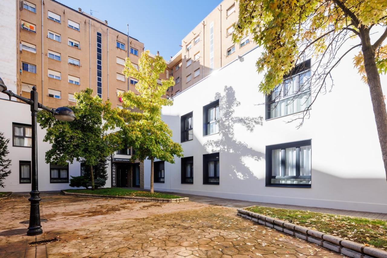 Apartamentos Congreso, Parking Gratuito Logroño Exterior foto